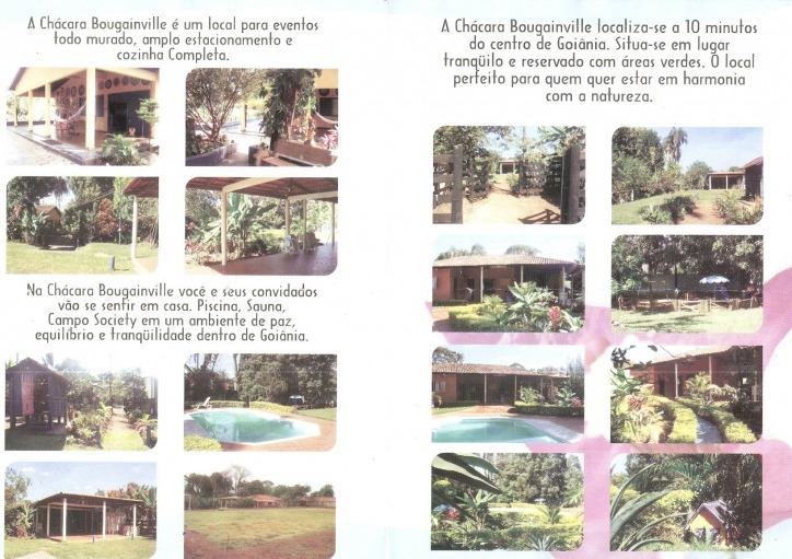 Chácara bougainville em Goiânia GO